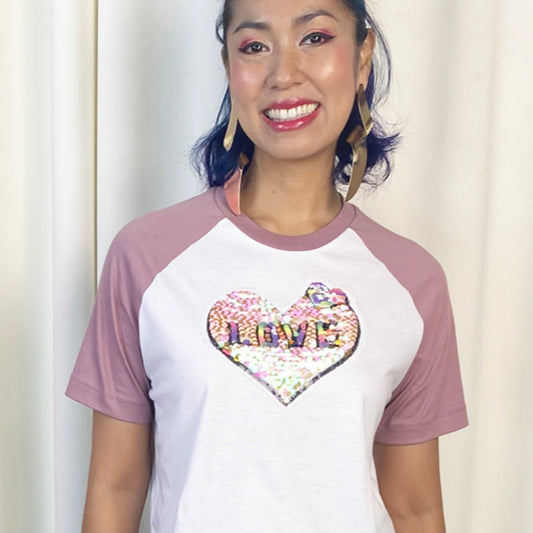 Color Switch Raglan Tee