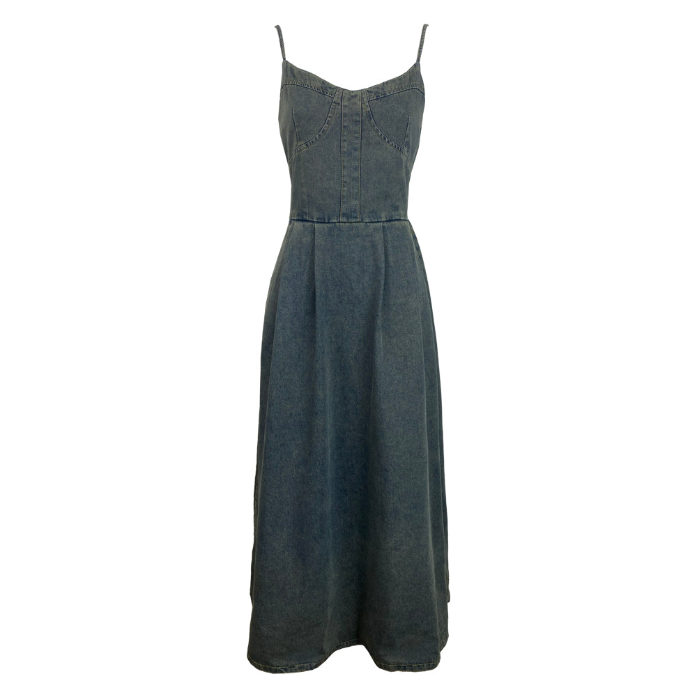 Sweet Denim Dress Sweetheart