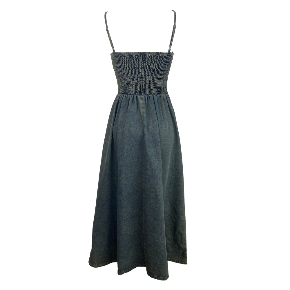 Sweet Denim Dress Sweetheart