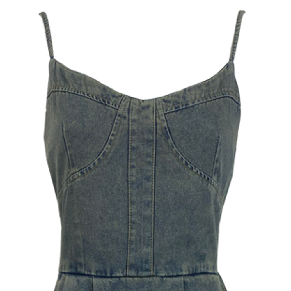Sweet Denim Dress Sweetheart