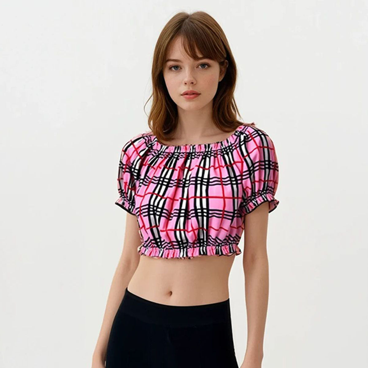 BBRY Off Shoulder Midrib Top