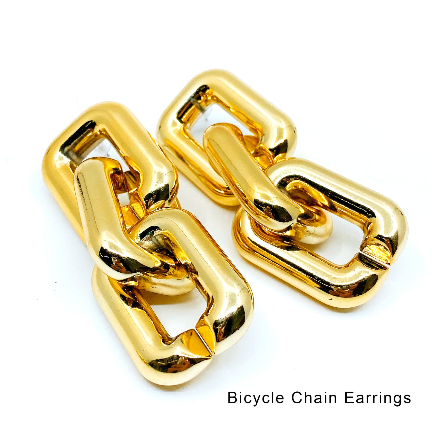Chain Story Earrings Bicycle