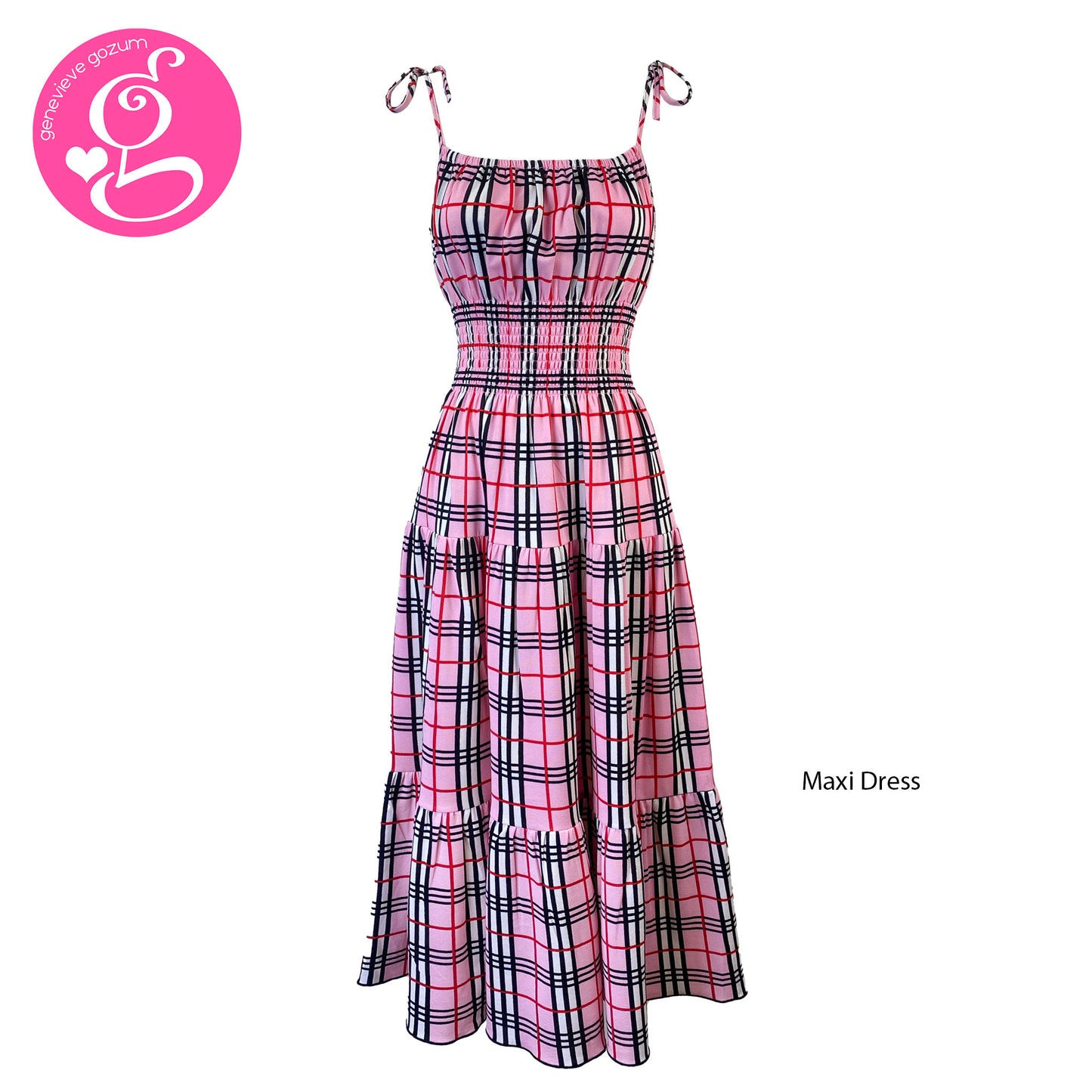 BBRY Sophia Spaghetti Maxi Dress