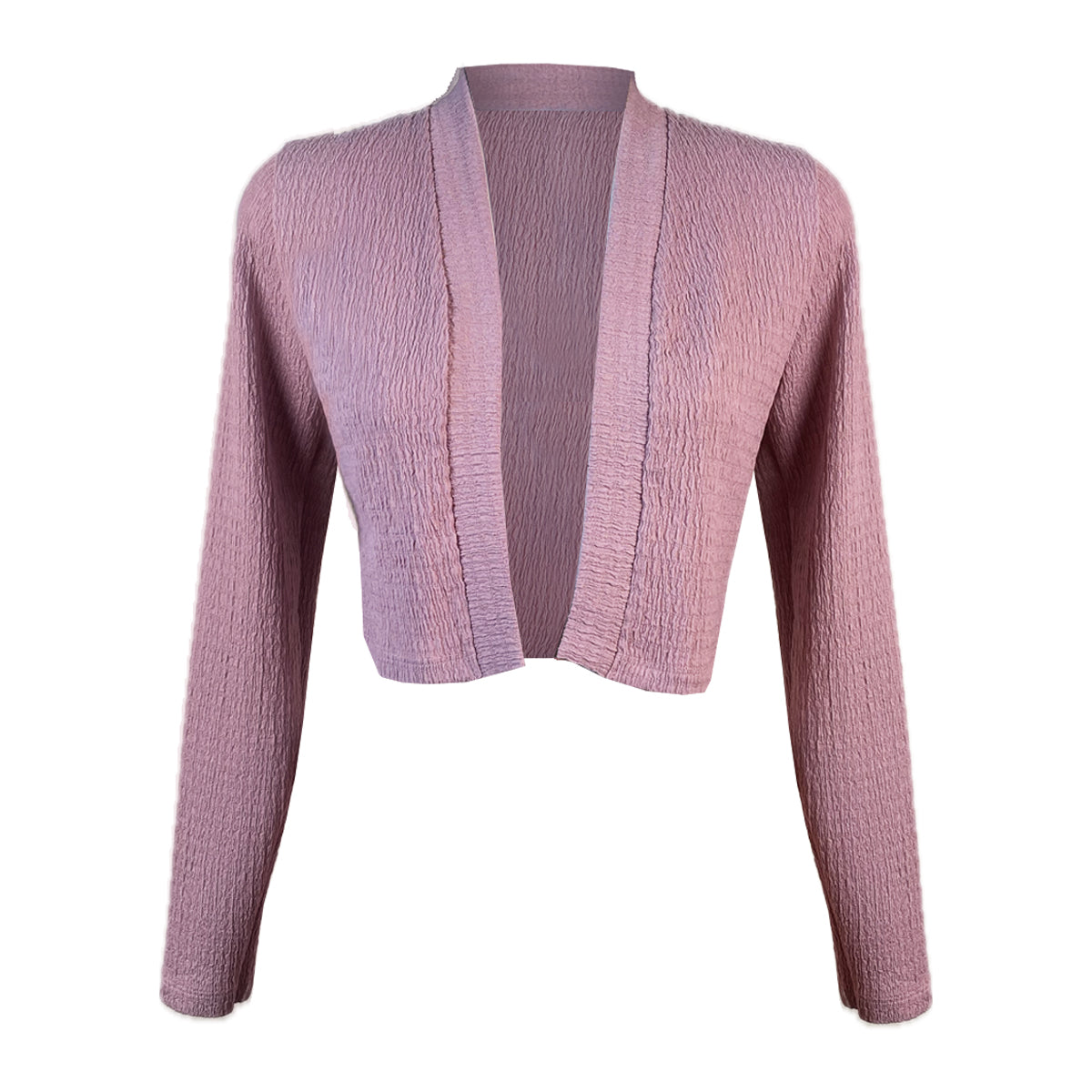 Seersucker Knit Slimming Cardigan