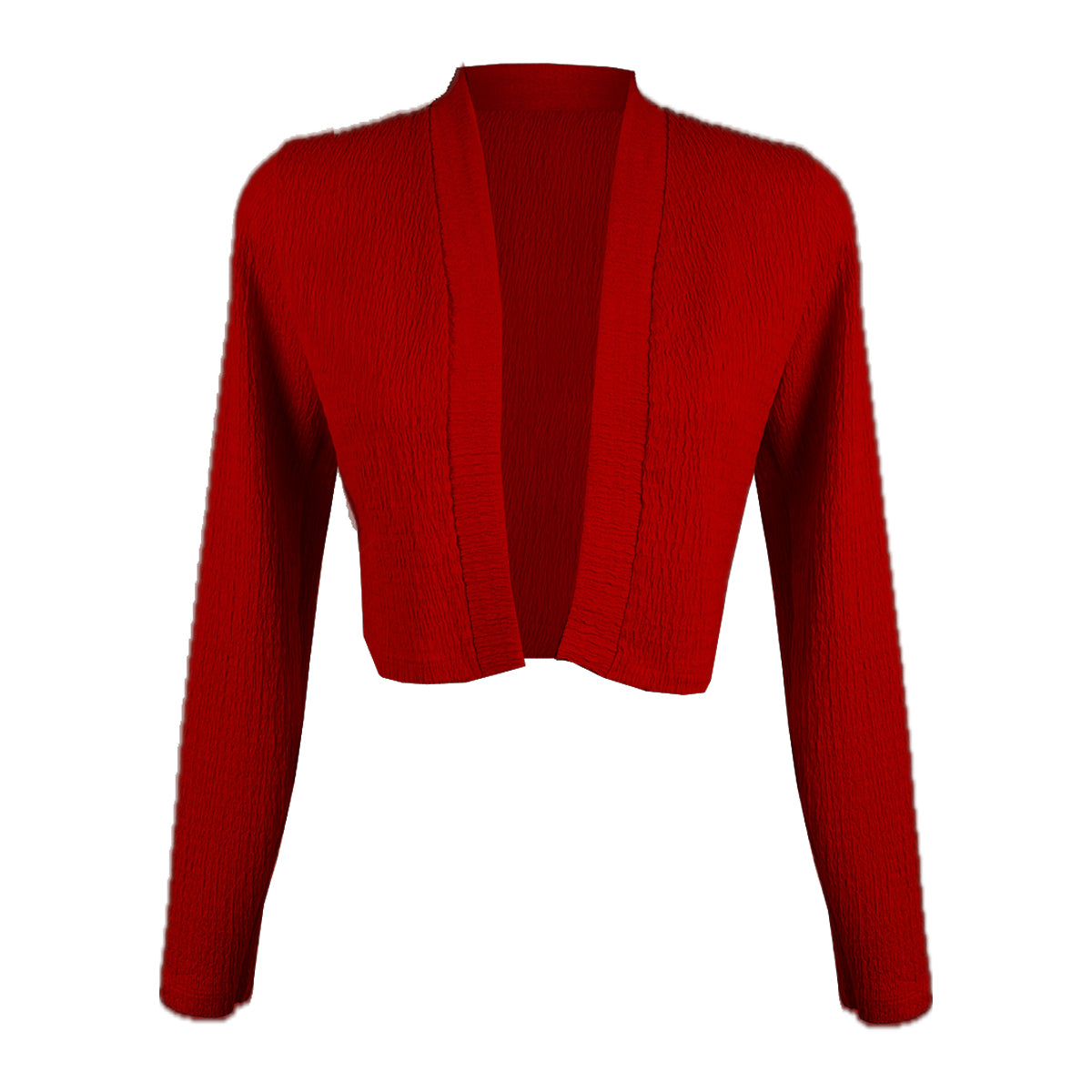 Seersucker Knit Slimming Cardigan