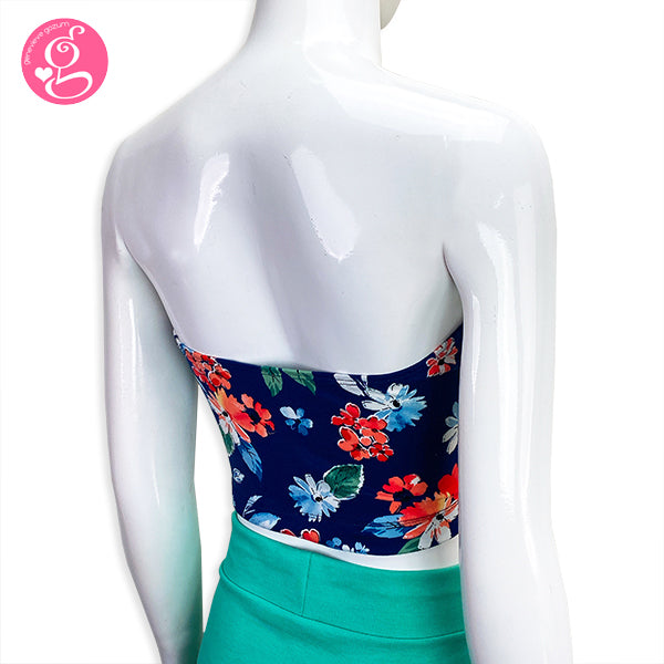 Sweetheart Bandeau with Floral Print - Pack of 2