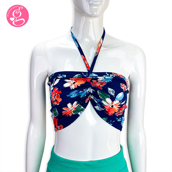 Sweetheart Bandeau with Floral Print - Pack of 2