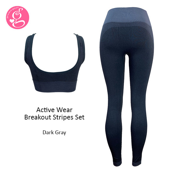 Activewear Breakout Stripes Set Seamless Control Set