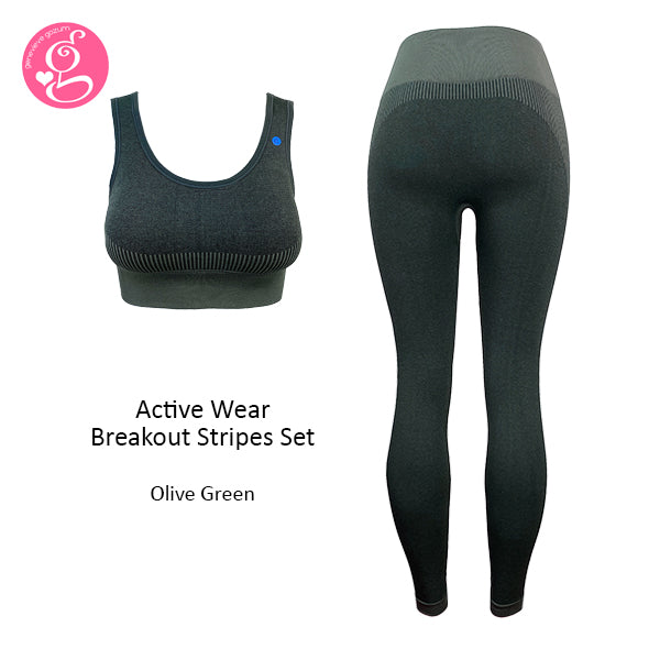 Activewear Breakout Stripes Set Seamless Control Set