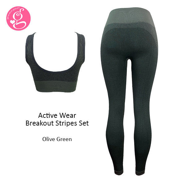 Activewear Breakout Stripes Set Seamless Control Set