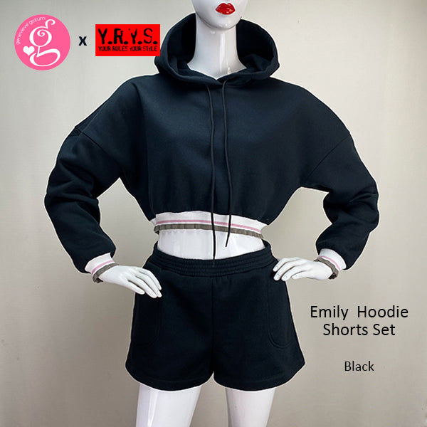 Emily Hoodie Short Set