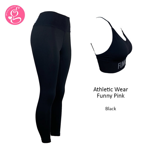 Athletic Wear Funny Pink Seamless Control Set