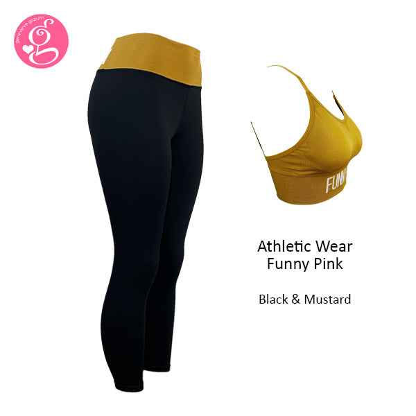 Athletic Wear Funny Pink Seamless Control Set