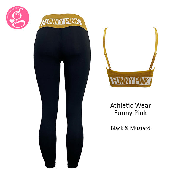 Athletic Wear Funny Pink Seamless Control Set