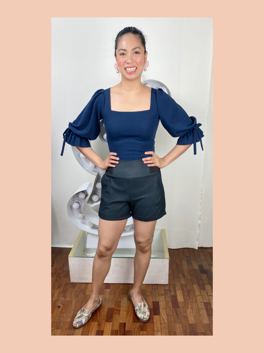 Hi Waist Denim Shorts