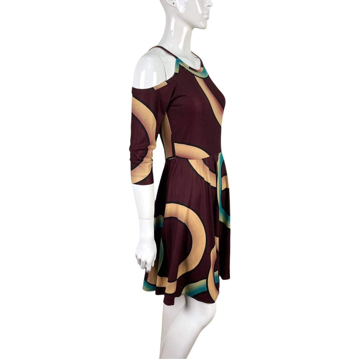 Unchained Mallow Cold Shoulder Dress