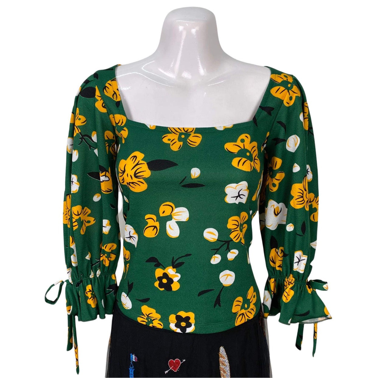 Madeline Puff Sleeves Full Length Blouse