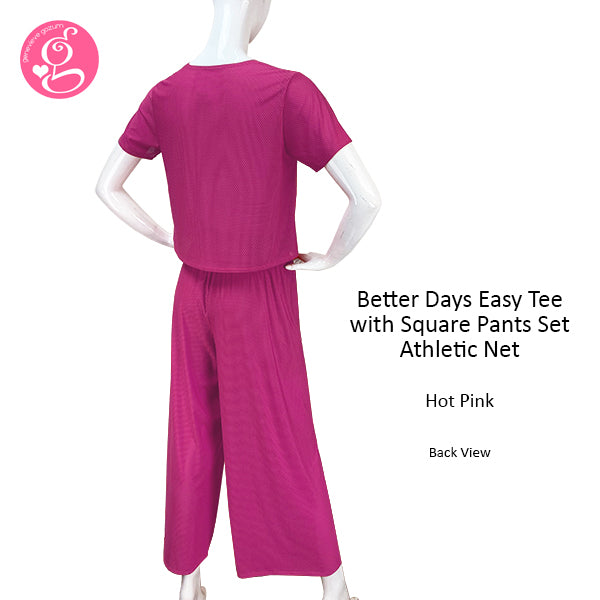 Better Days Easy Tee With Square Pants Set Athletic Net
