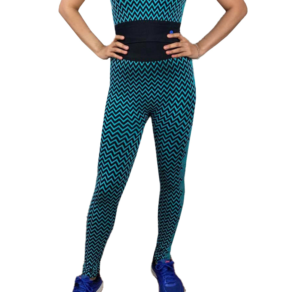 Y-Workout Slimming Chevron Leggings