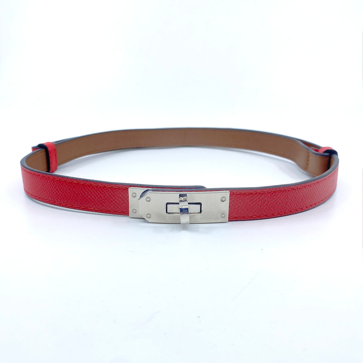 Lady G Adjustable Leather Belt Padlock