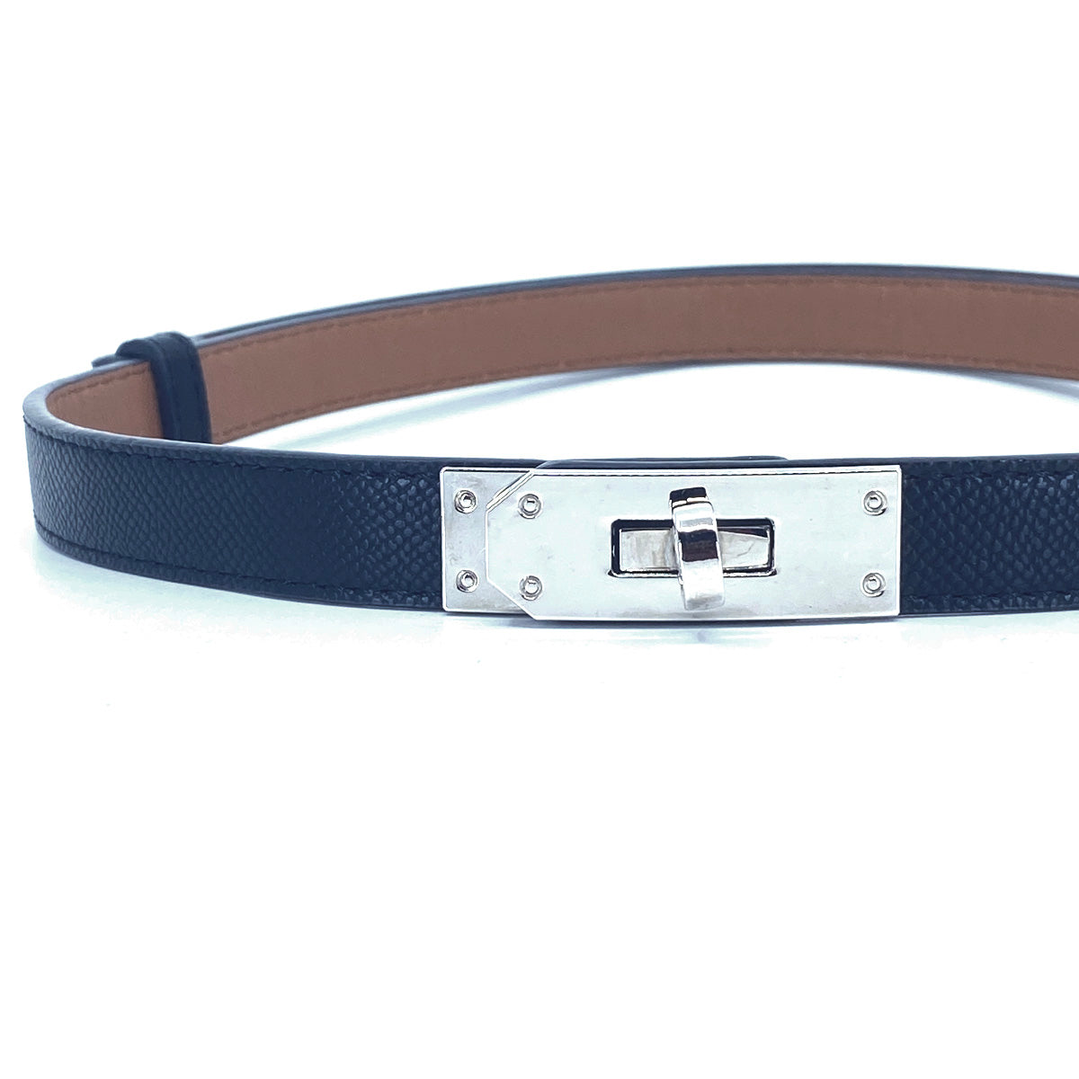 Lady G Adjustable Leather Belt Padlock