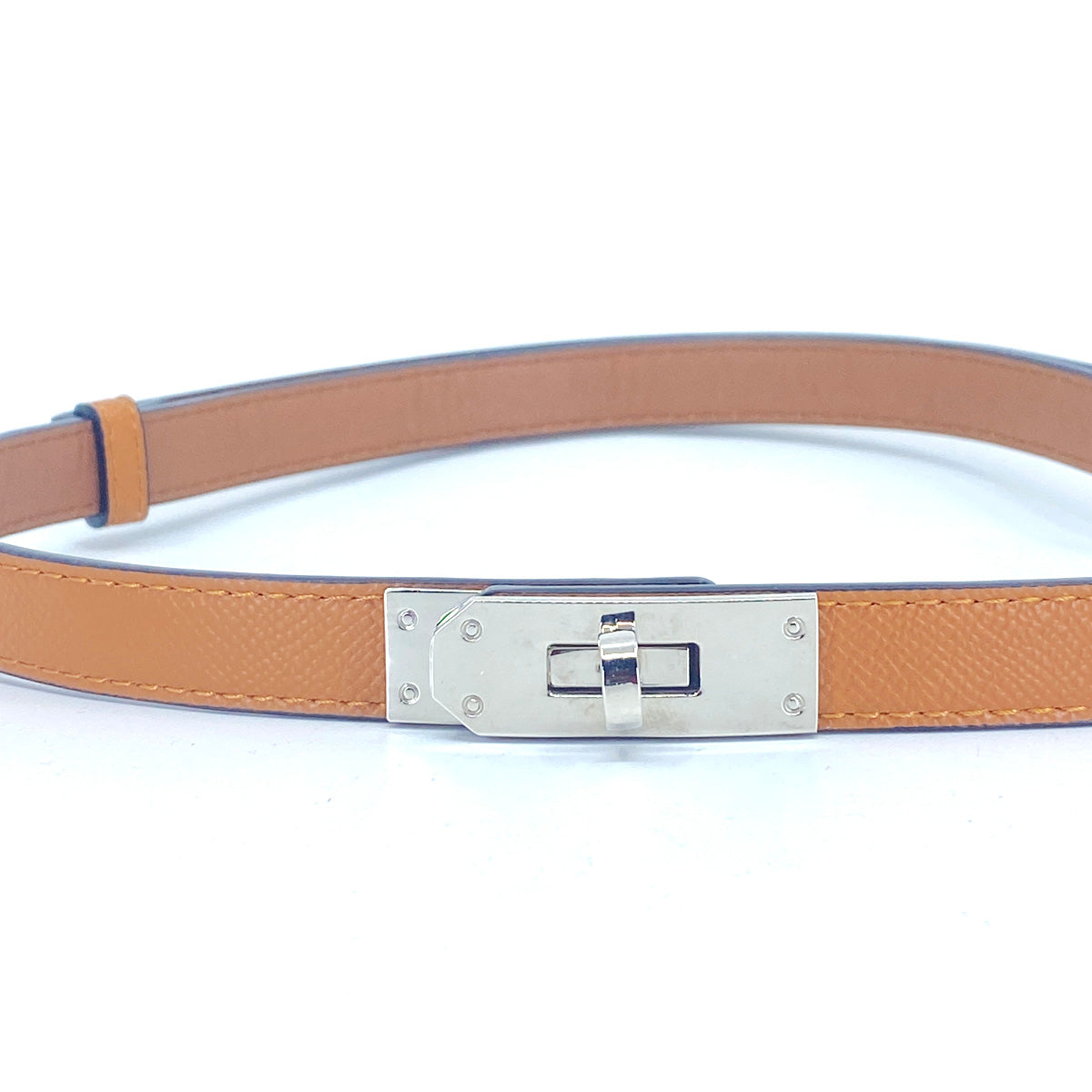 Lady G Adjustable Leather Belt Padlock