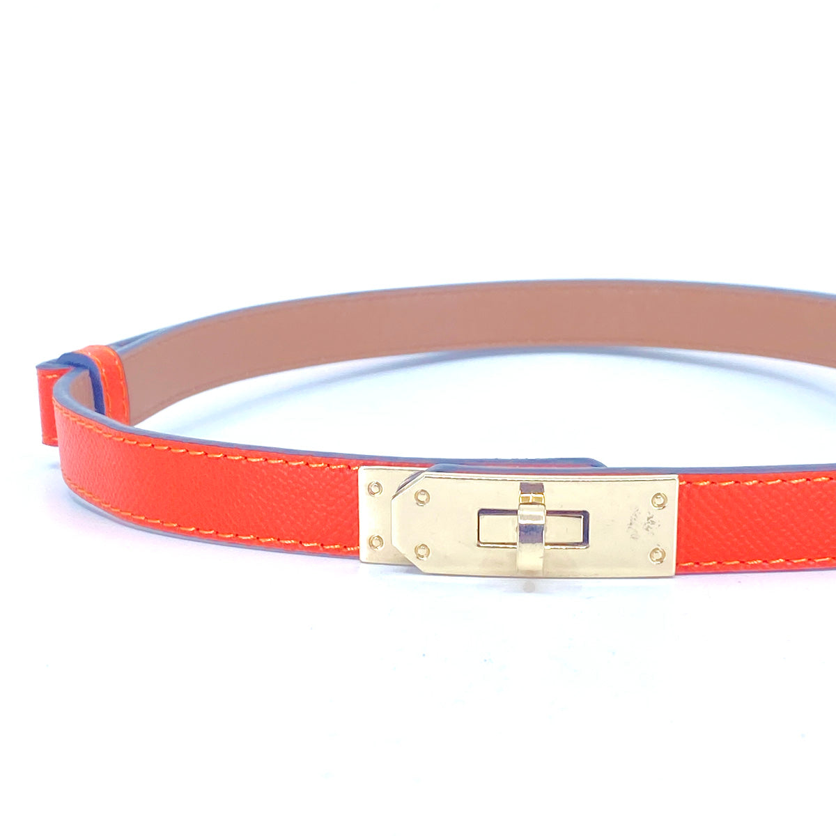 Lady G Adjustable Leather Belt Padlock