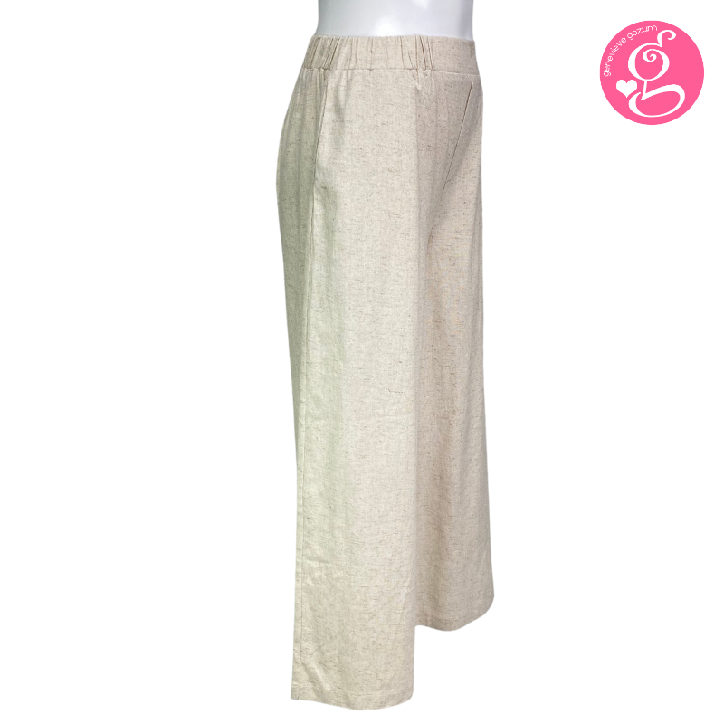 Organic Linen Butterfly Sleeves Vest & Pants Set