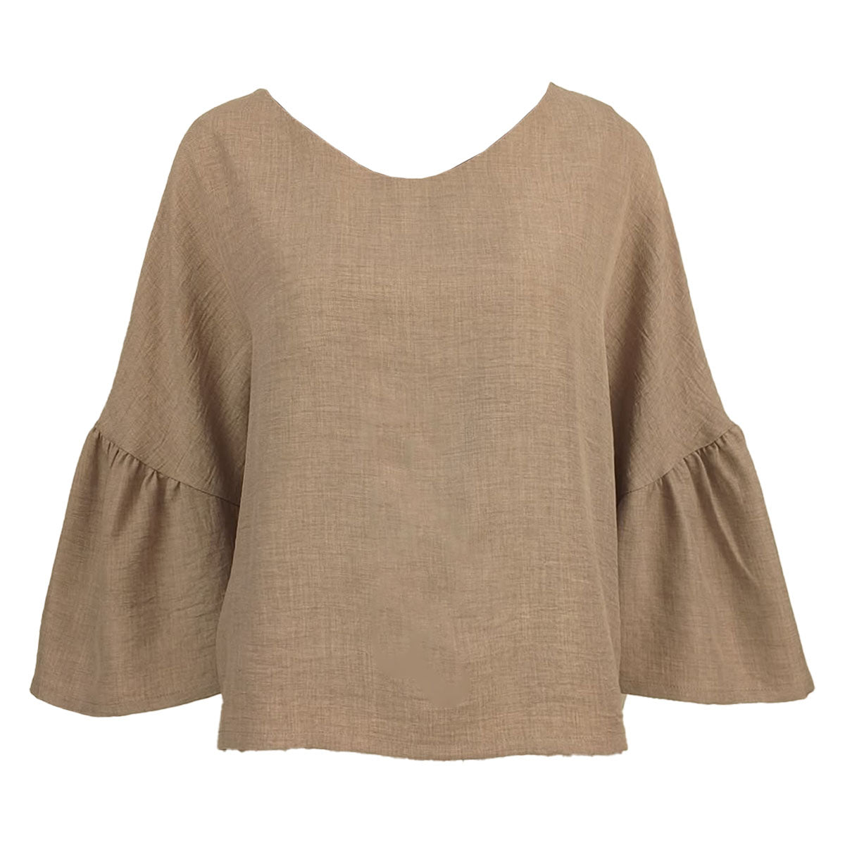 Cora Easy Blouse with Extended Ruffles Sleeve
