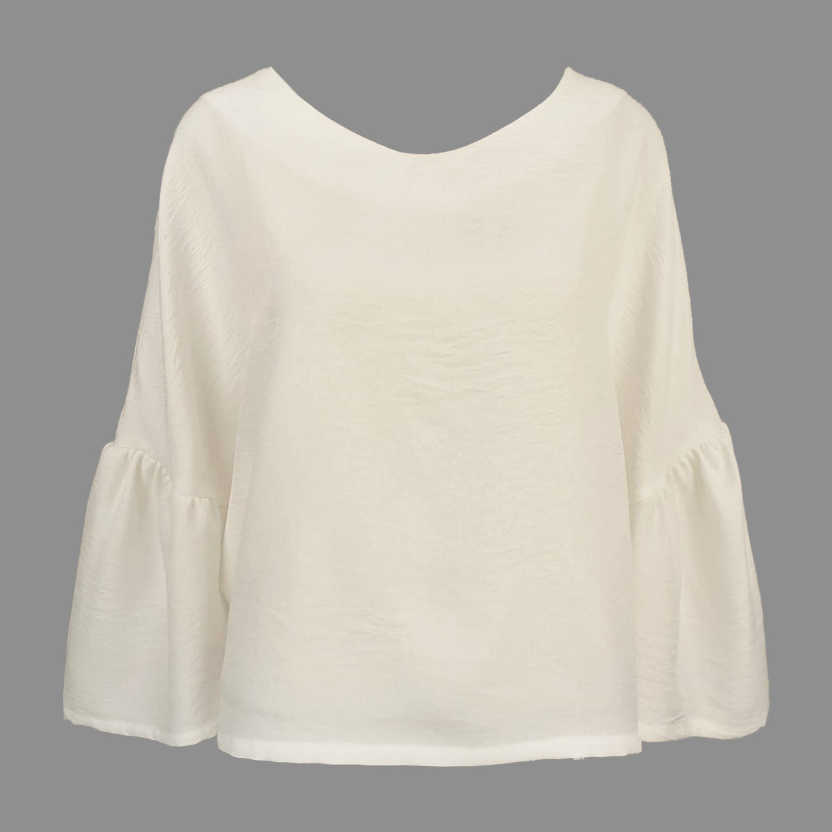 Cora Easy Blouse with Extended Ruffles Sleeve