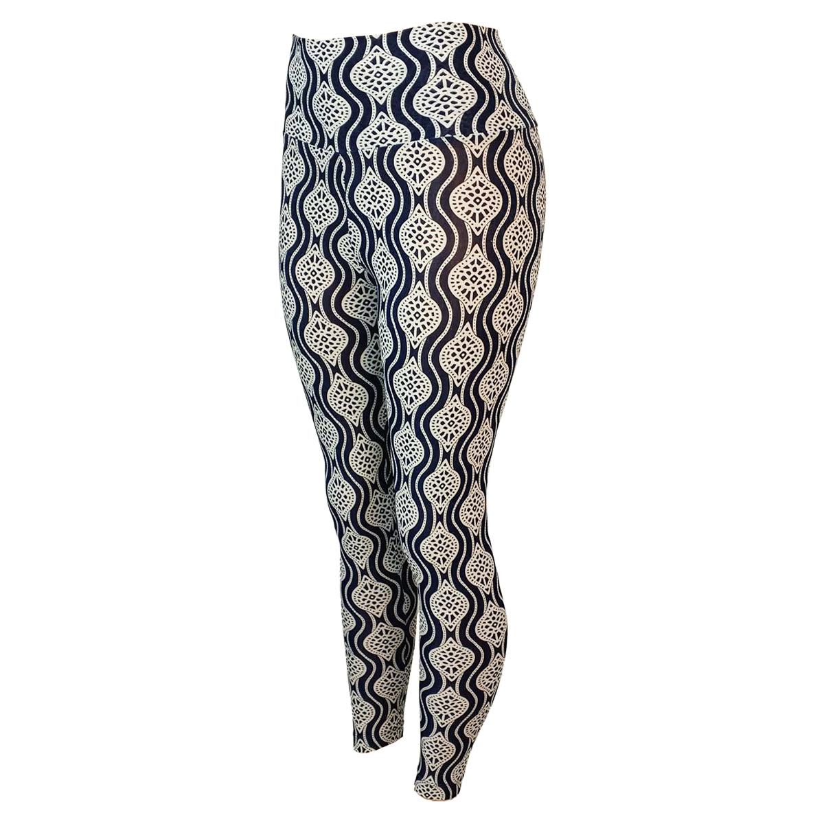 Dress with Leggings Set Ivory Azul