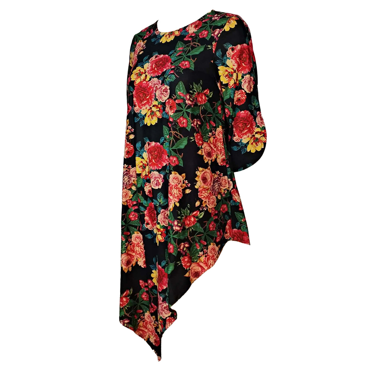 Asymmetrical Dress with Leggings Set