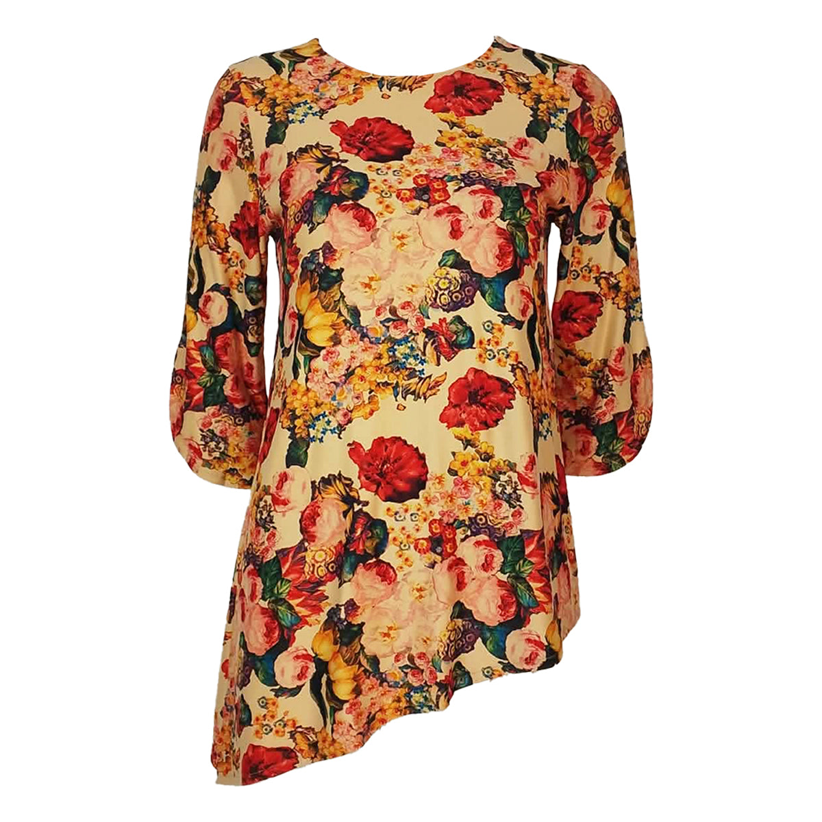 Asymmetrical Blouse and Pants Set