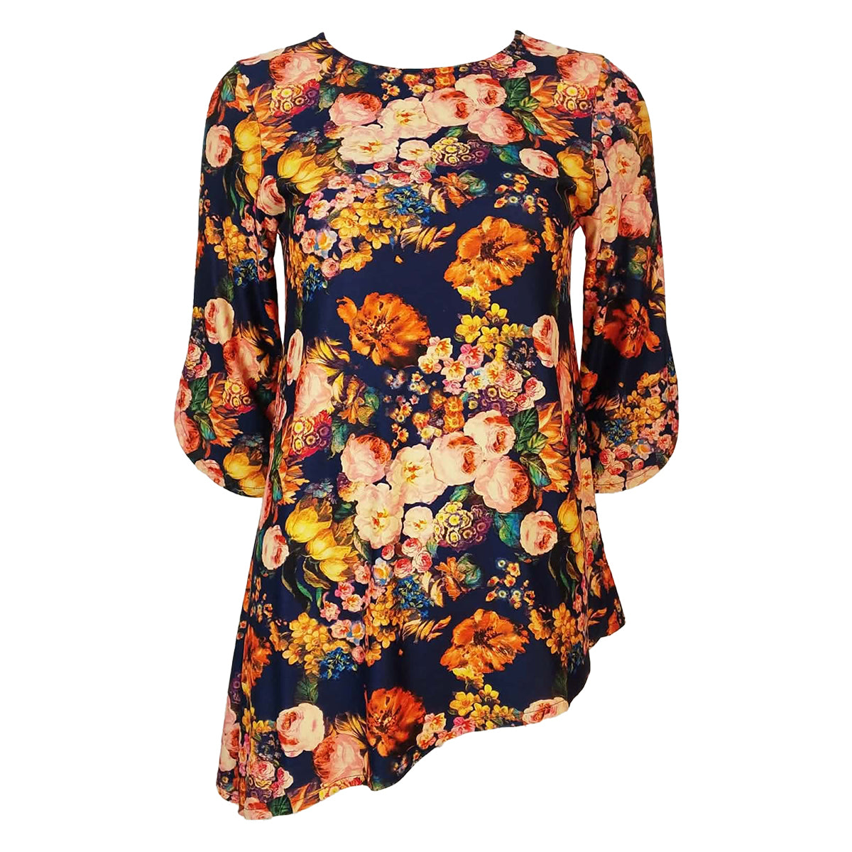 Asymmetrical Blouse and Pants Set