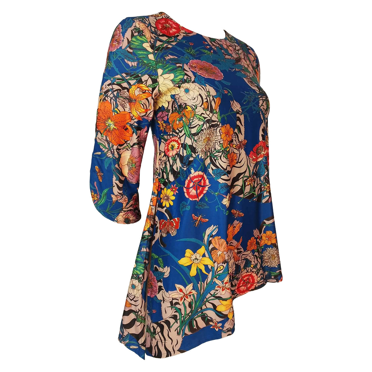 Asymmetrical Blouse and Pants Set