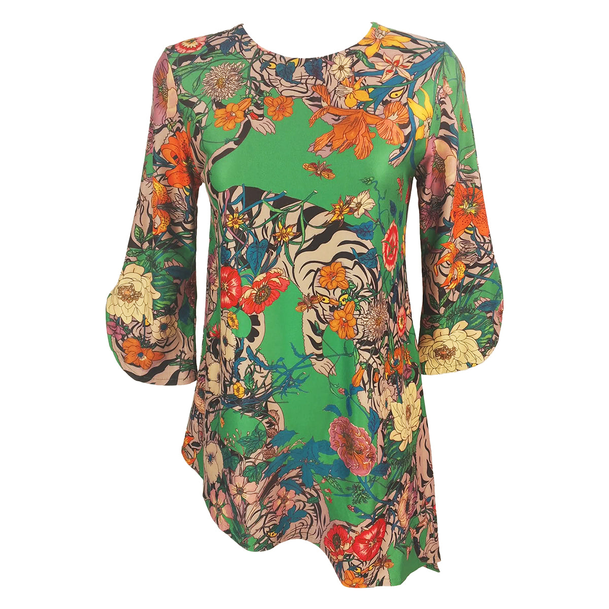 Asymmetrical Blouse and Pants Set