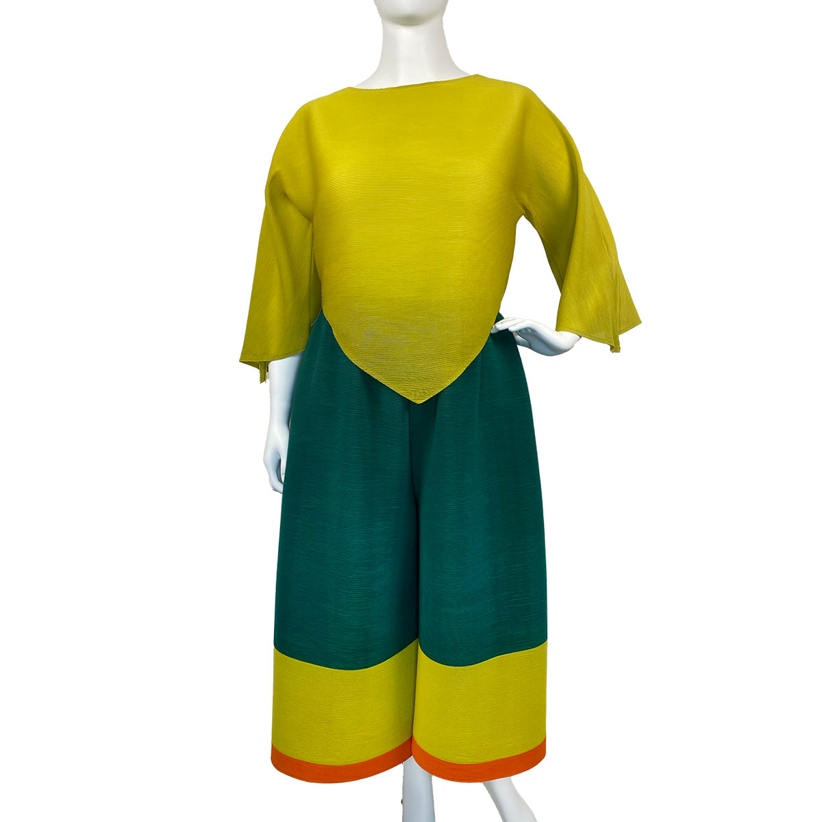 Masterpiece Color Blocking Blouse and Pants