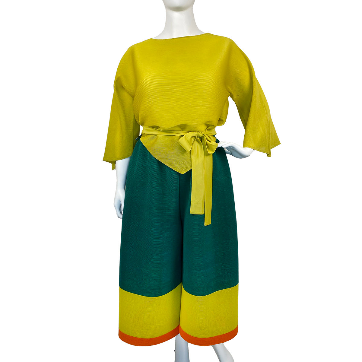 Masterpiece Color Blocking Blouse and Pants