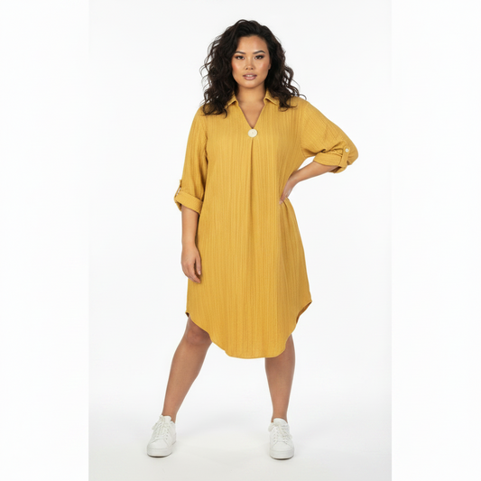 Fancy Crepe Easy Shirt Figure Friendly