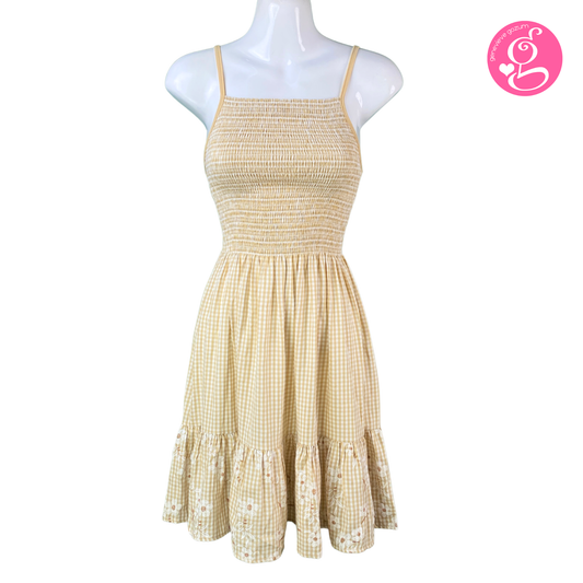 Audrey Strappy Smocking Perfect Coordinates Knee Length Dress