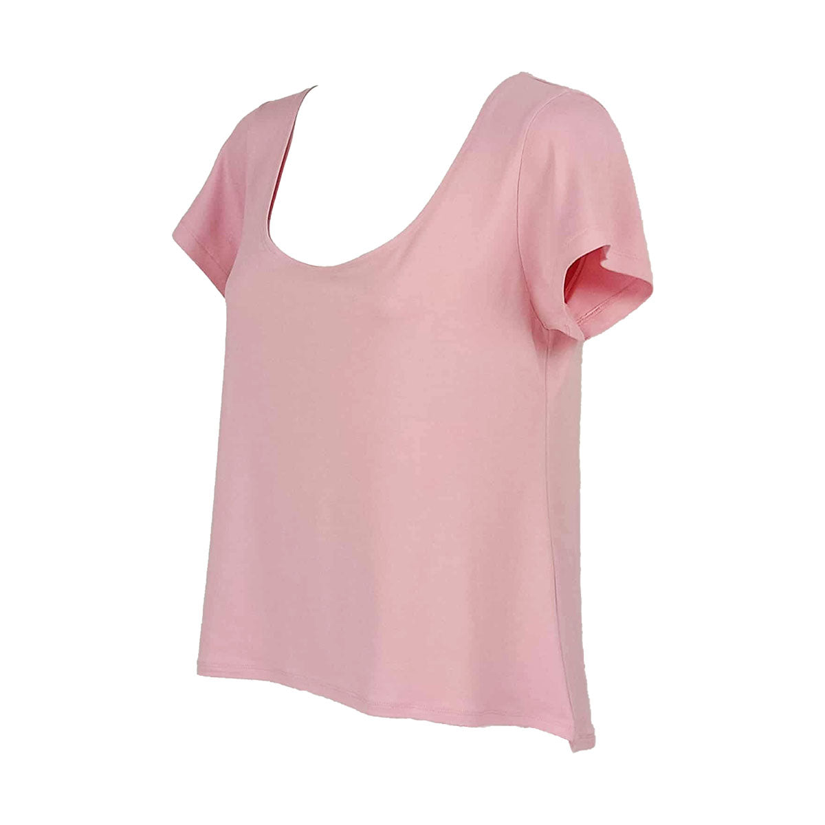 Genevieve Gozum Scoop Neck Blouse with Easy Fit
