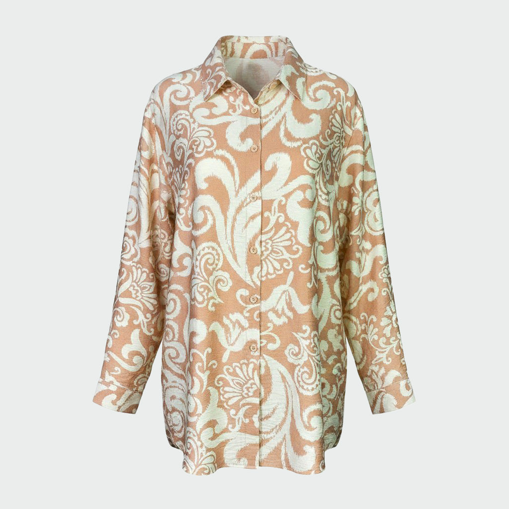 Gen Z Big Polo Long Sleeves Aztec
