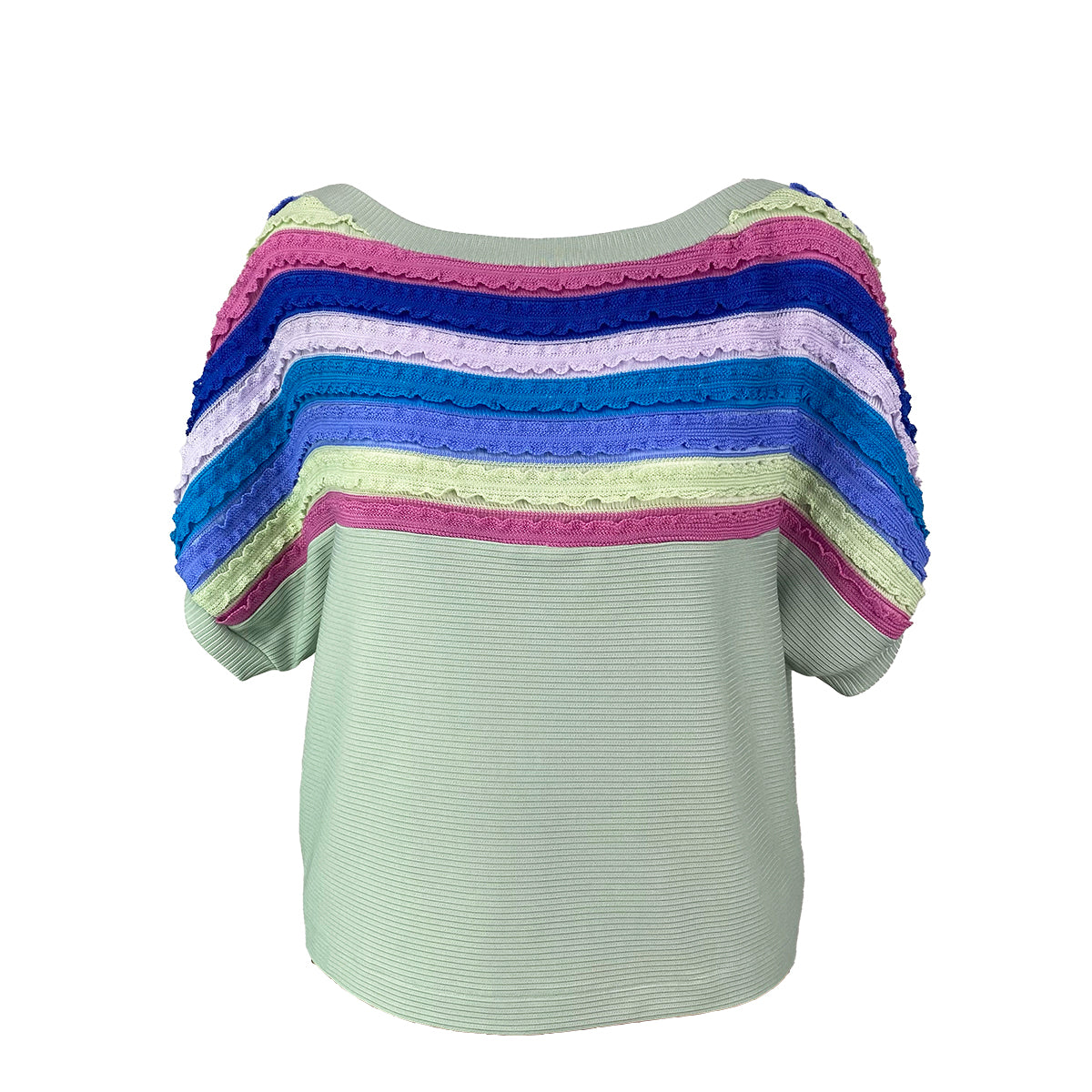 Extended Blouse with Combo Fancy Stripes