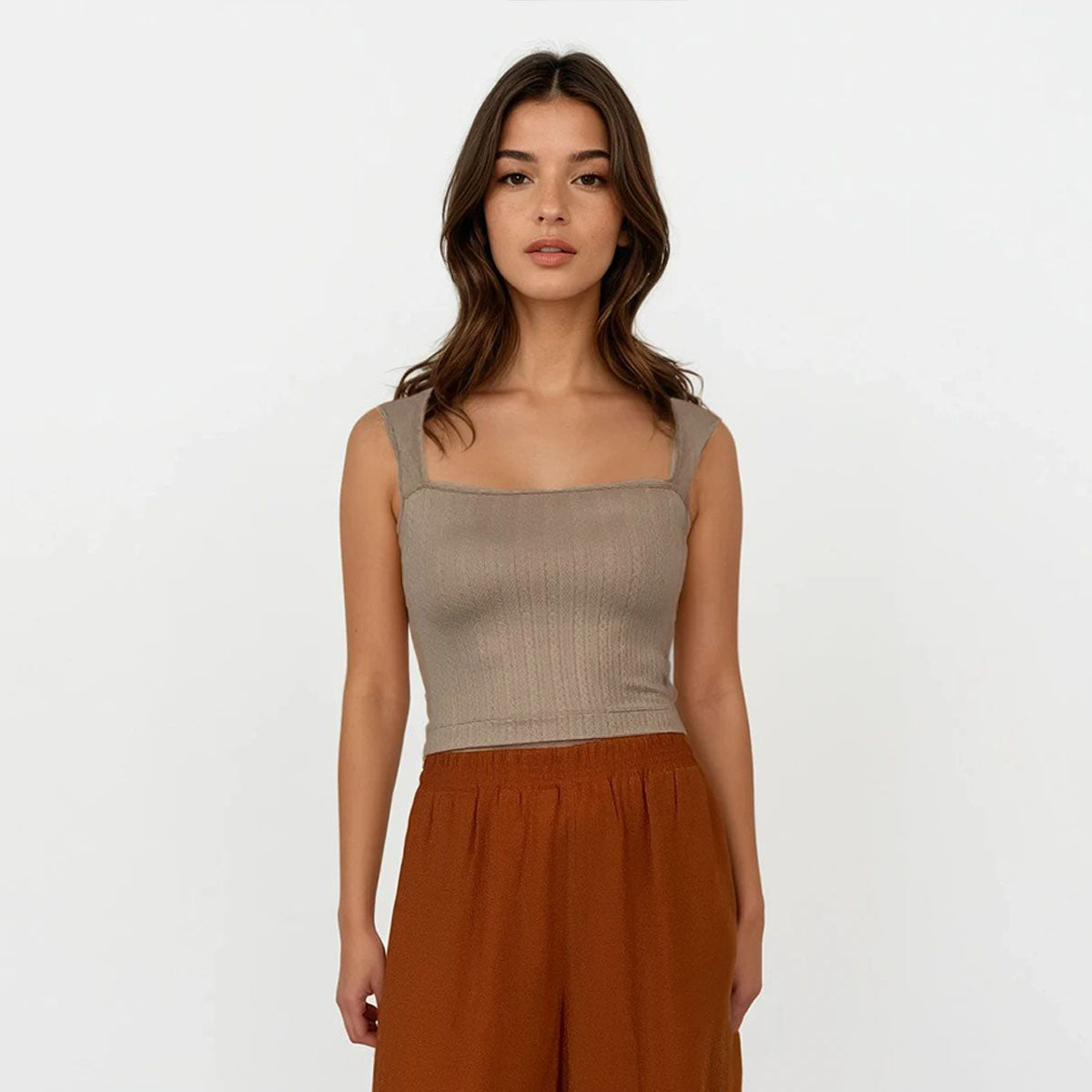 Alliyah Illusion Shrug Top Blouse