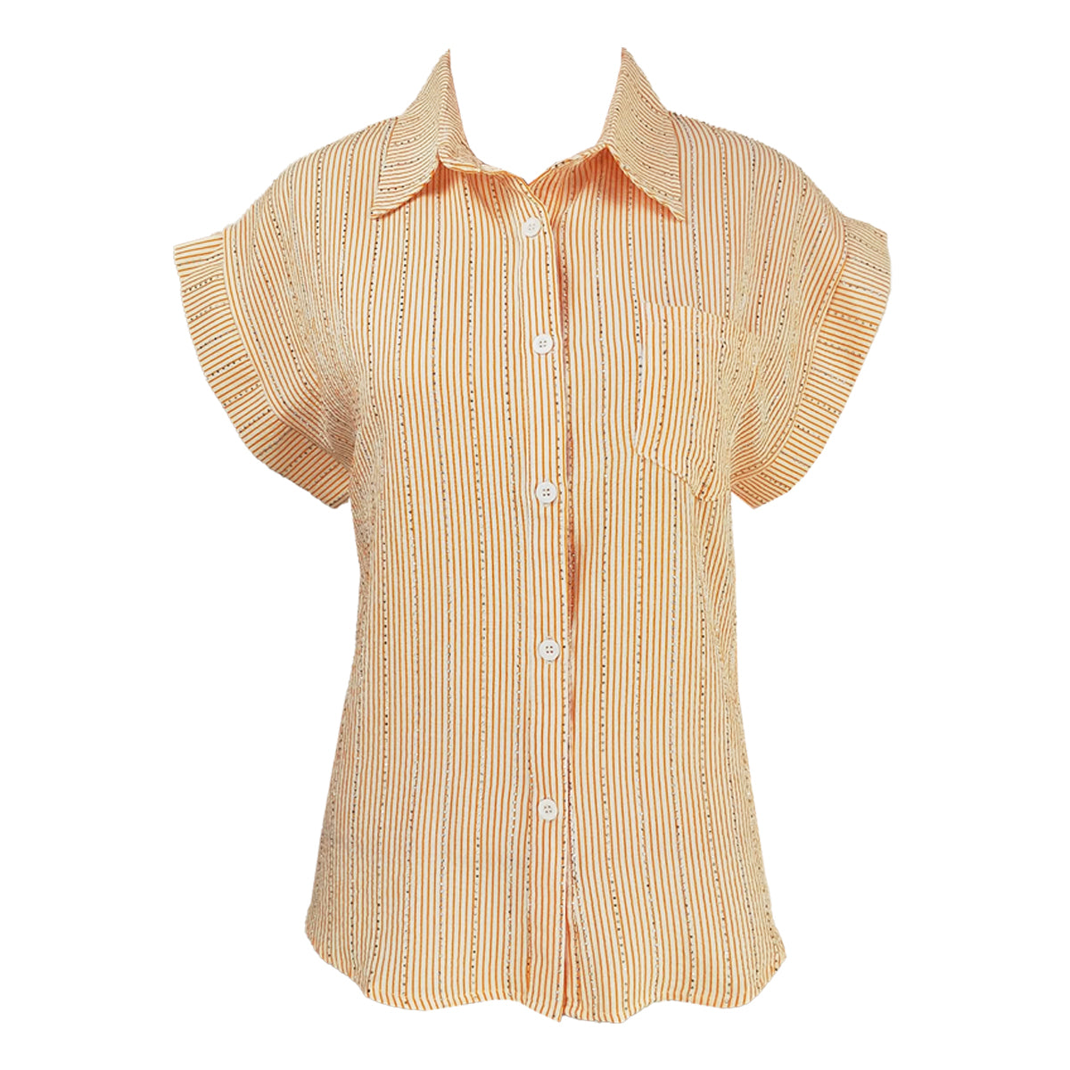 Fancy Stripes Extended Sleeves Polo Stripes