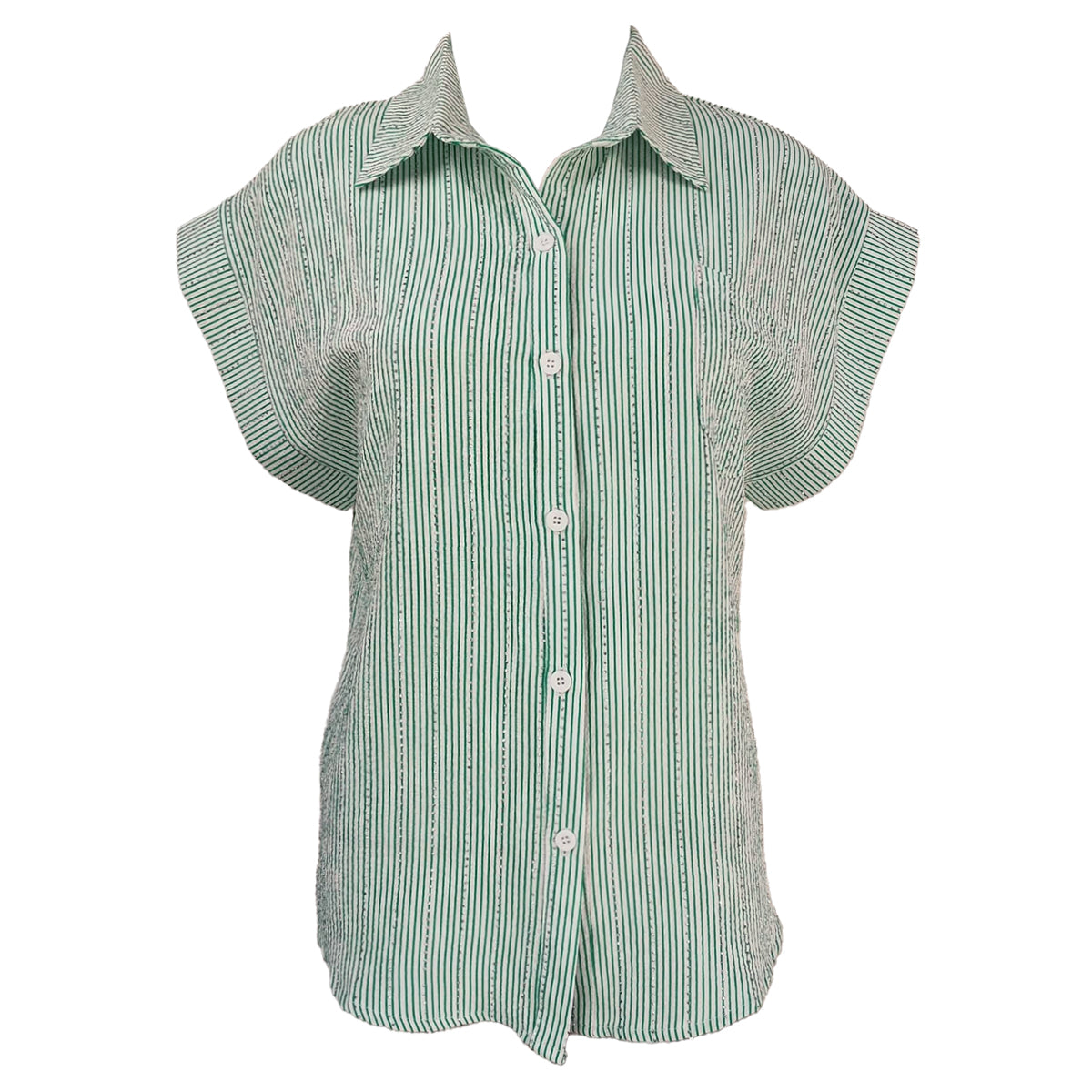 Fancy Stripes Extended Sleeves Polo Stripes