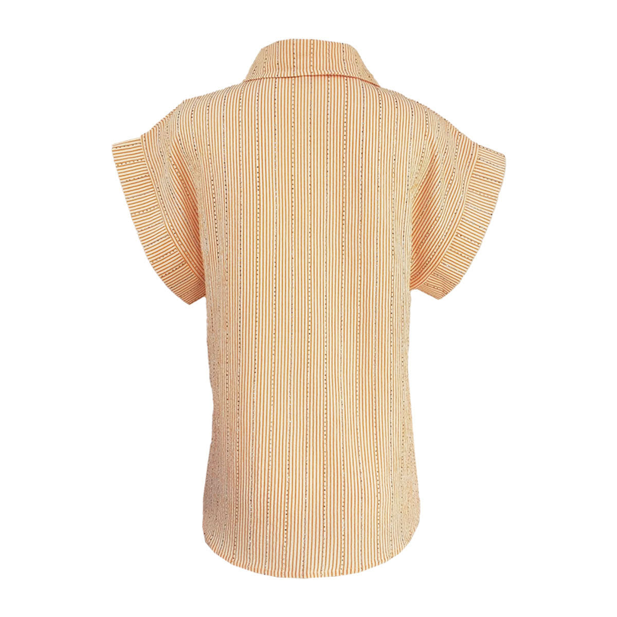 Fancy Stripes Extended Sleeves Polo Stripes