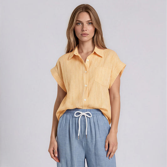 Fancy Stripes Extended Sleeves Polo Stripes