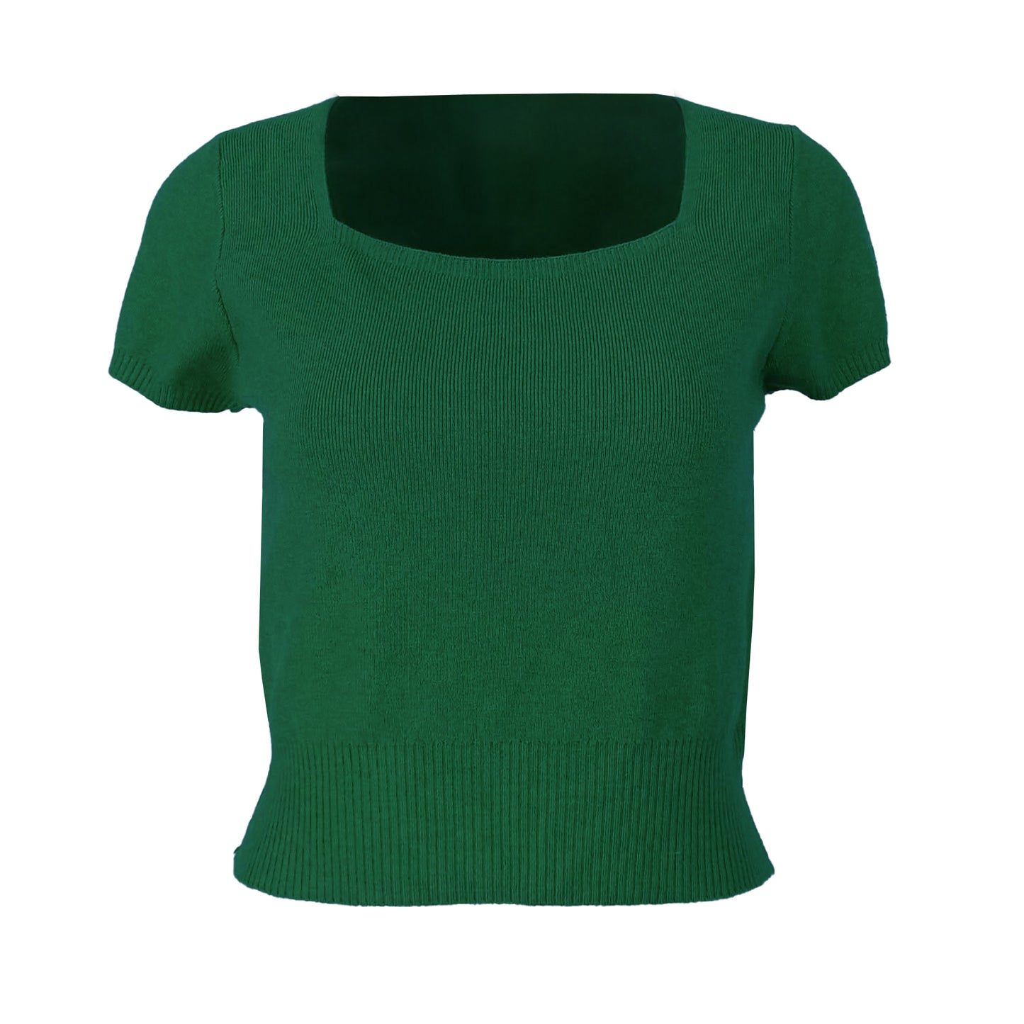 Essential Creamy Knit Square Neck