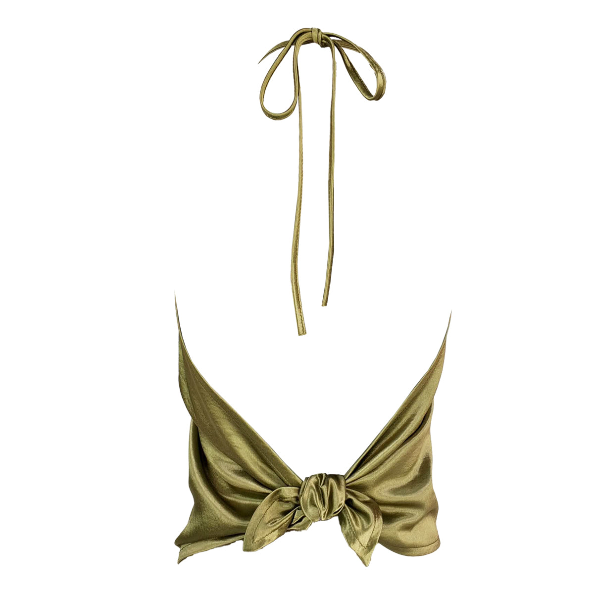 Romantic Luxe Satin Corded Backless